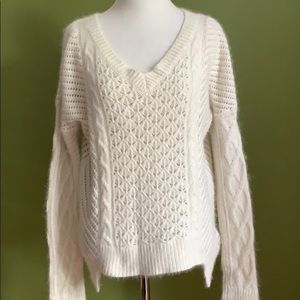 French Connection sweater. Angora blend. Small.